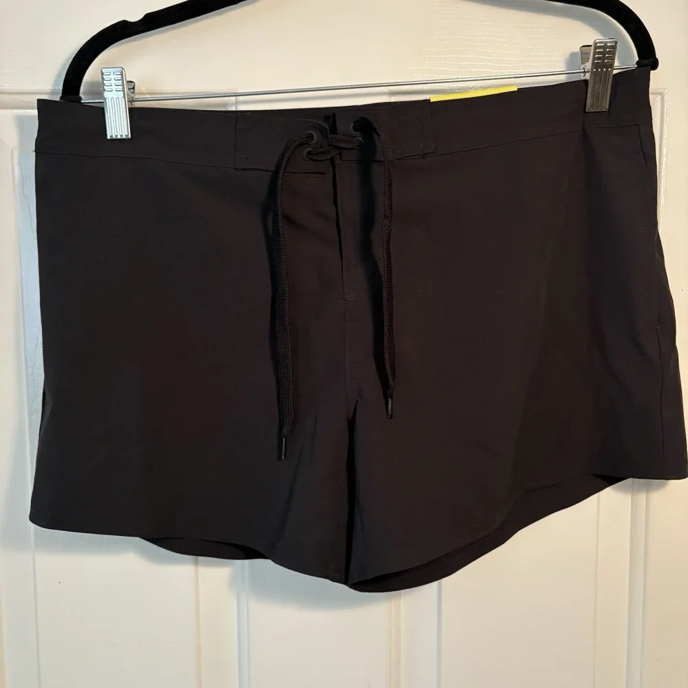 O'Rageous Juniors Swim Solid True Board Short Caviar- Size L